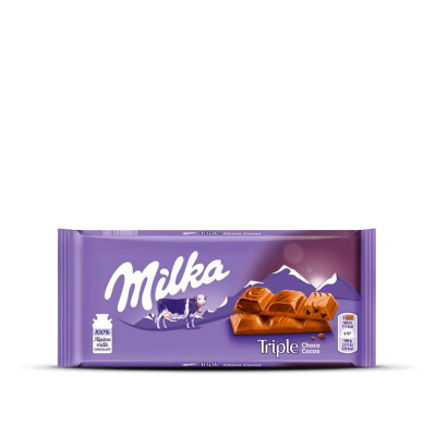 Milka Triple Chocolate 90g